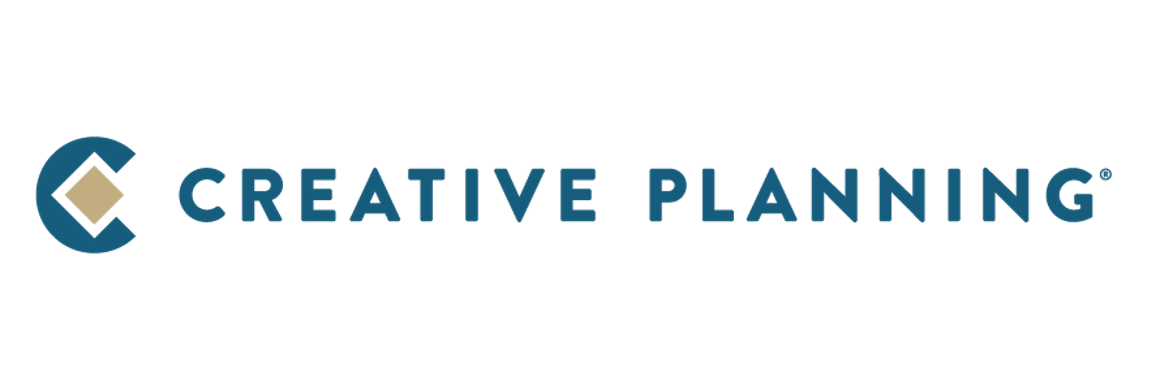 creative planning logo with a blue stylized c and gold diamond, followed by the words "creative planning" in blue uppercase letters on a white background.